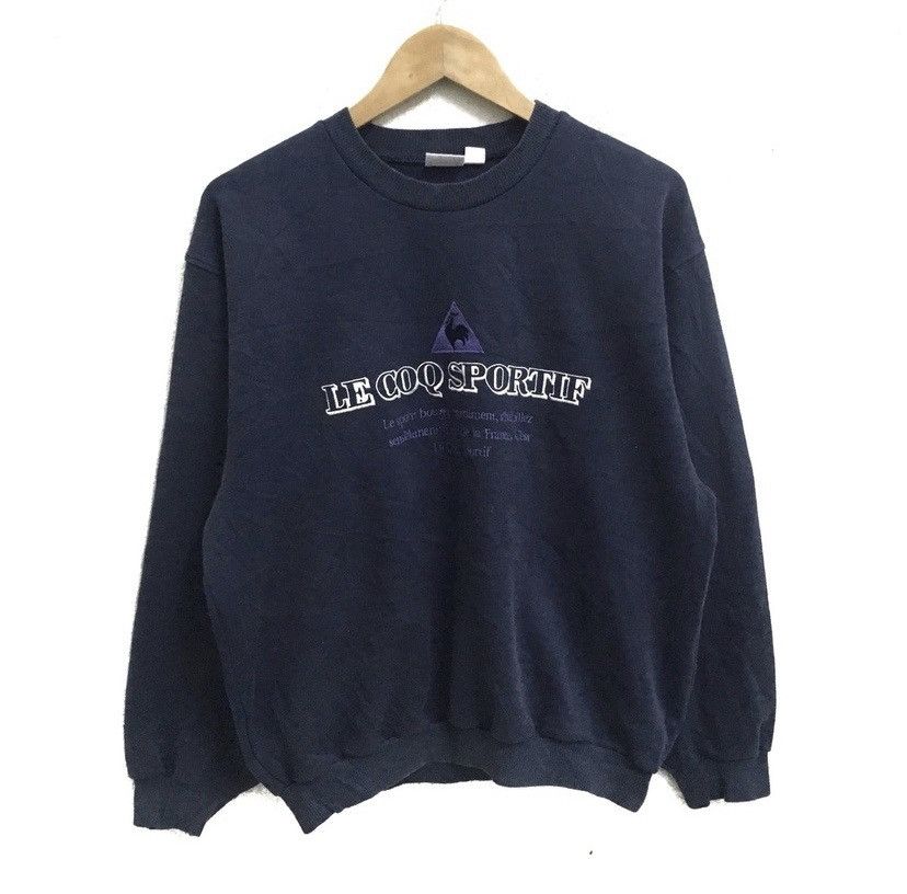 Le Coq Sportif × Vintage VINTAGE LE COQ SPORTIF EMBROIDERY SWEATSHIRT Size US L / EU 52-54 / 3 - 1 Thumbnail