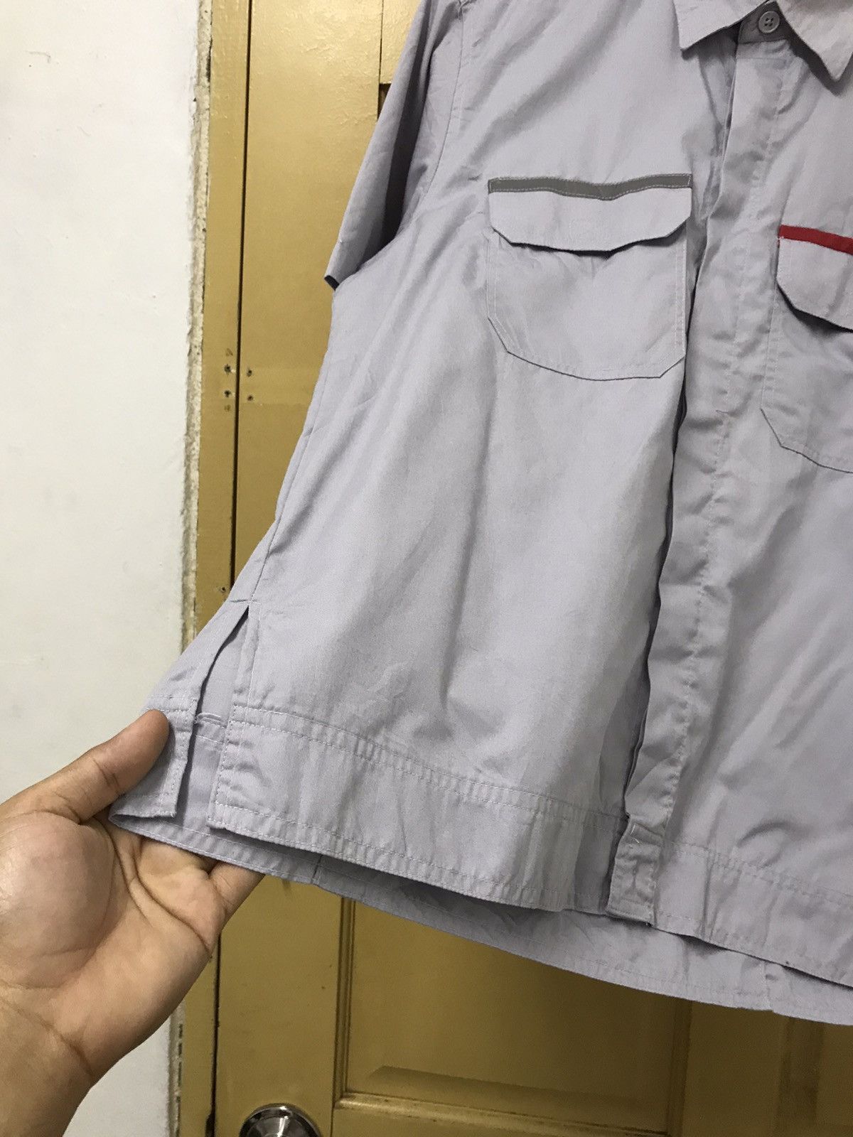 Japanese Brand Vintage Nissan Work Button Up Shirt Embroidery Logo Size US L / EU 52-54 / 3 - 9 Thumbnail