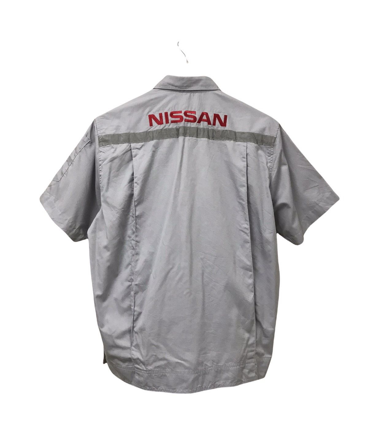 Japanese Brand Vintage Nissan Work Button Up Shirt Embroidery Logo Size US L / EU 52-54 / 3 - 1 Thumbnail