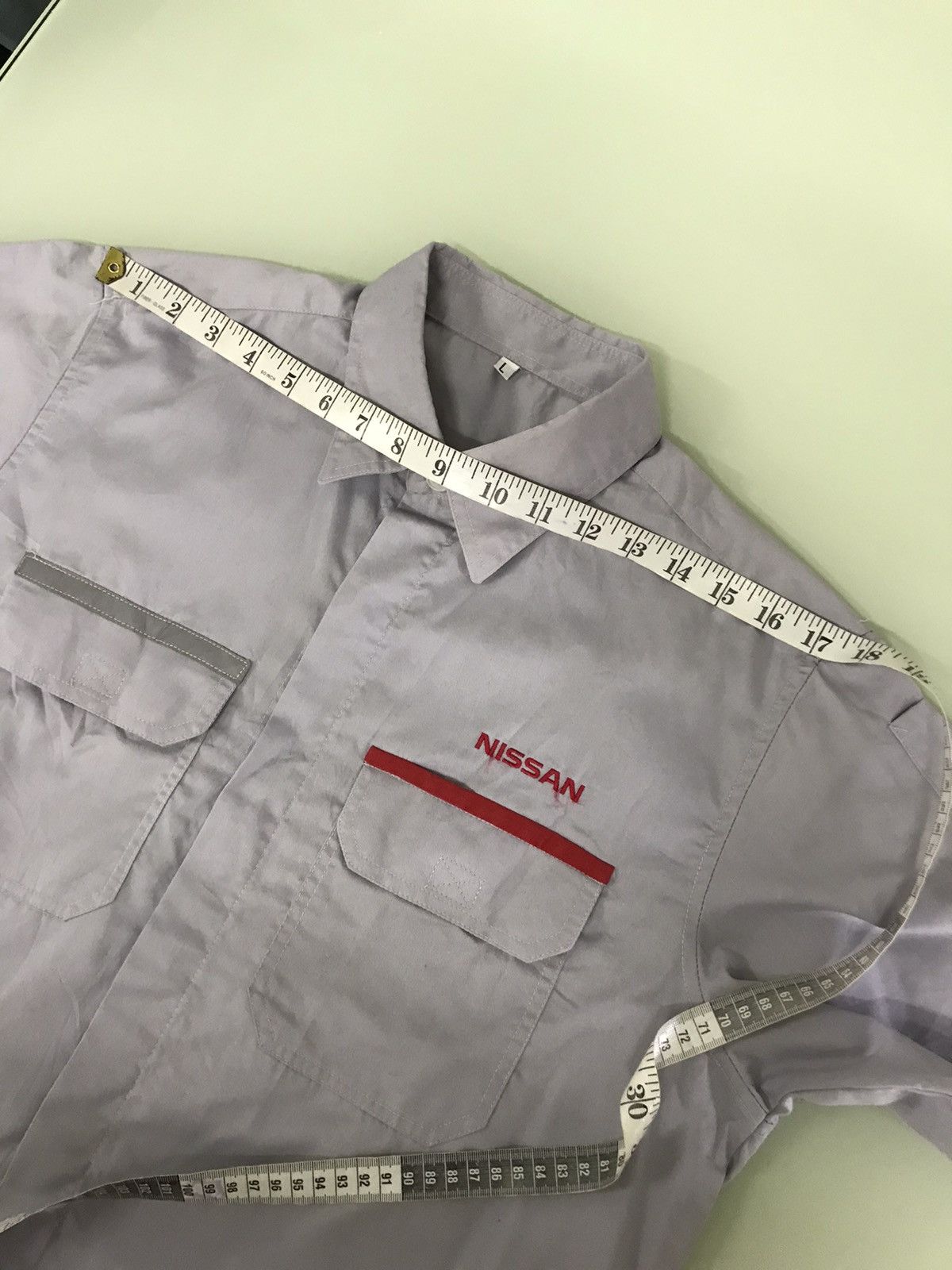Japanese Brand Vintage Nissan Work Button Up Shirt Embroidery Logo Size US L / EU 52-54 / 3 - 17 Thumbnail