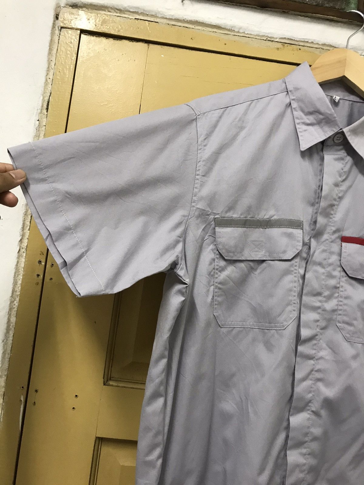 Japanese Brand Vintage Nissan Work Button Up Shirt Embroidery Logo Size US L / EU 52-54 / 3 - 8 Thumbnail