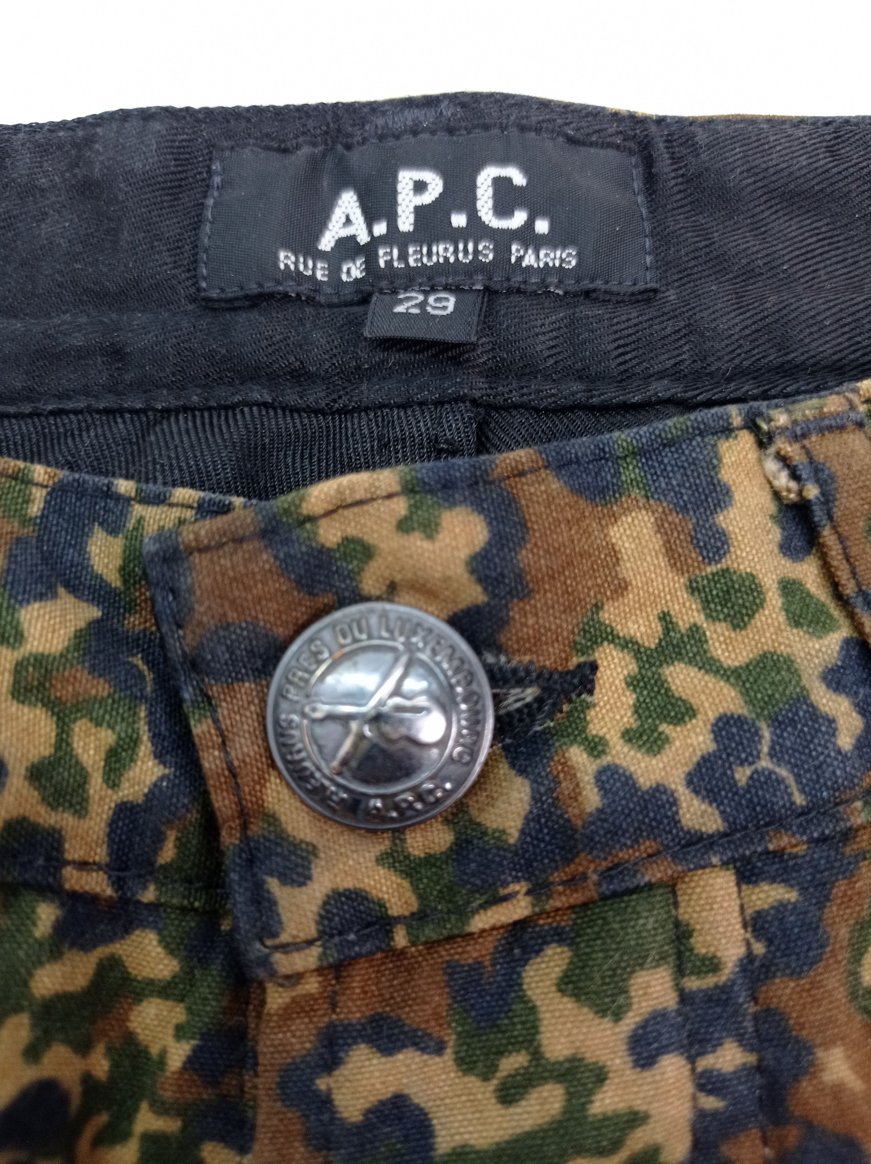 A.P.C. 🔥Vintage A.P.C Camo Pants Size US 26 / EU 42 - 7 Thumbnail