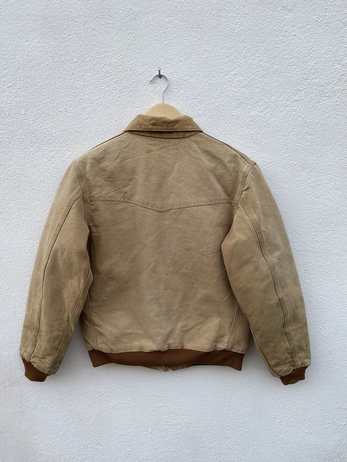 Carhartt Vintage Carhartt canvas worker distressed jacket Size US S / EU 44-46 / 1 - 2 Thumbnail