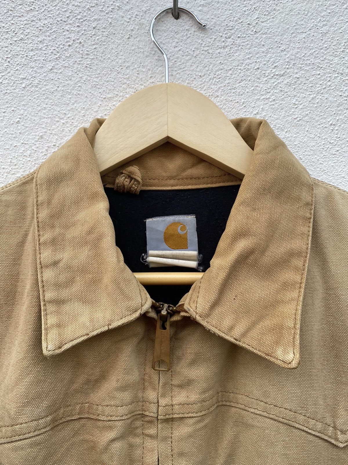 Carhartt Vintage Carhartt canvas worker distressed jacket Size US S / EU 44-46 / 1 - 10 Thumbnail