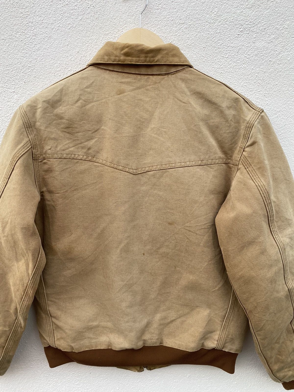 Carhartt Vintage Carhartt canvas worker distressed jacket Size US S / EU 44-46 / 1 - 15 Thumbnail