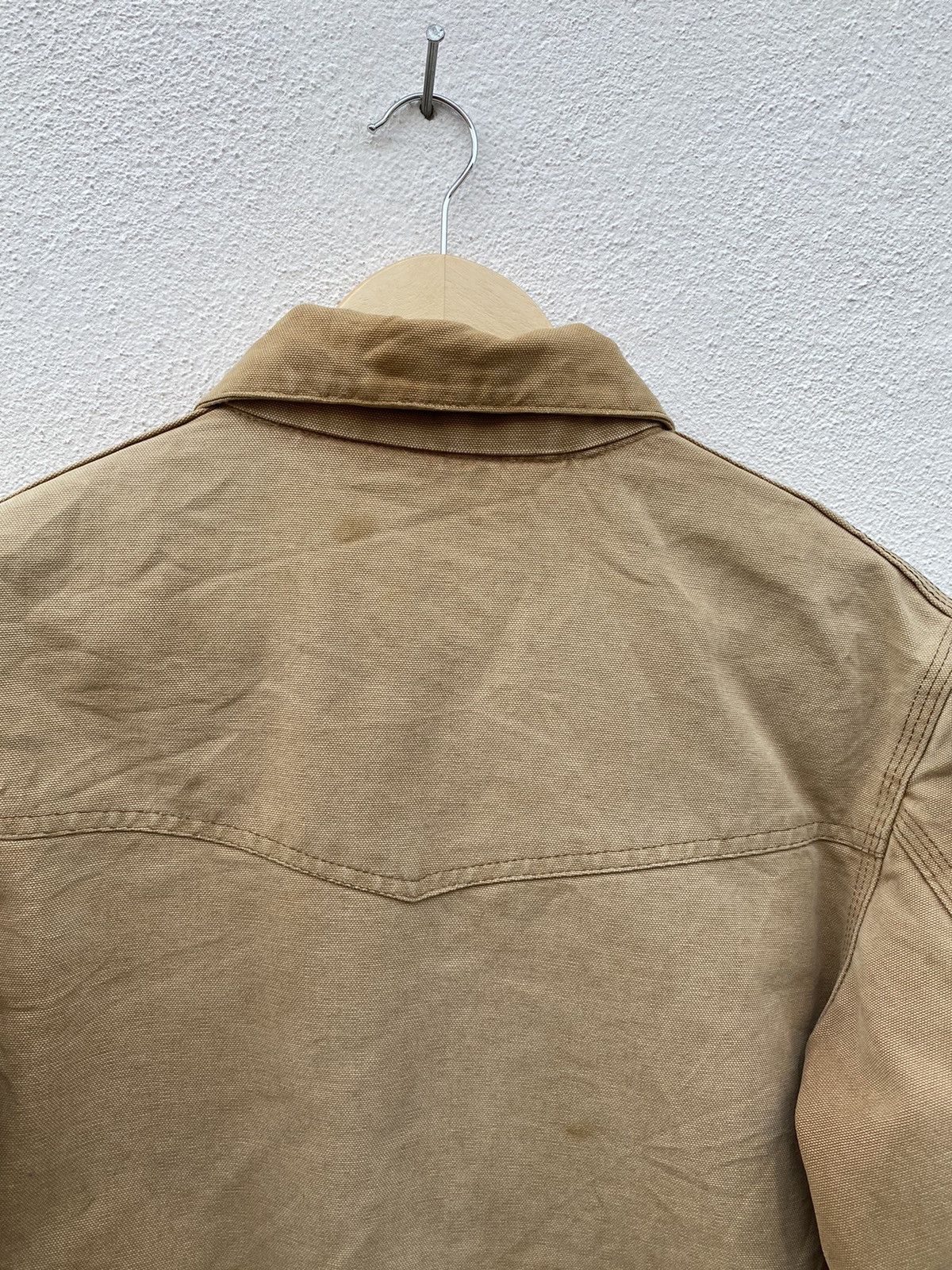 Carhartt Vintage Carhartt canvas worker distressed jacket Size US S / EU 44-46 / 1 - 19 Thumbnail