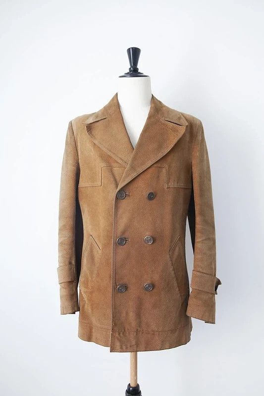 Vintage 1960's pecari leather coat Size US M / EU 48-50 / 2 - 1 Thumbnail