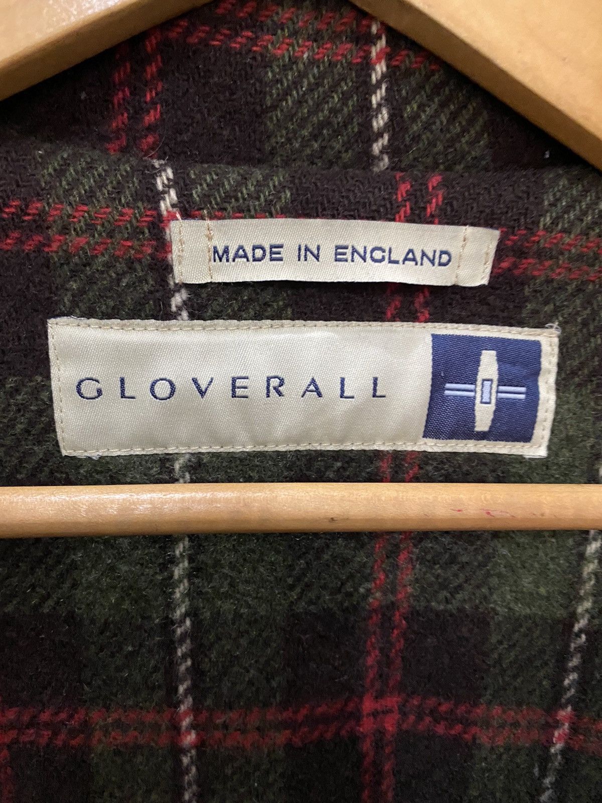 Gloverall GLOVERALL PEACOAT GREEN MEN’S JACKET Size US M / EU 48-50 / 2 - 8 Thumbnail
