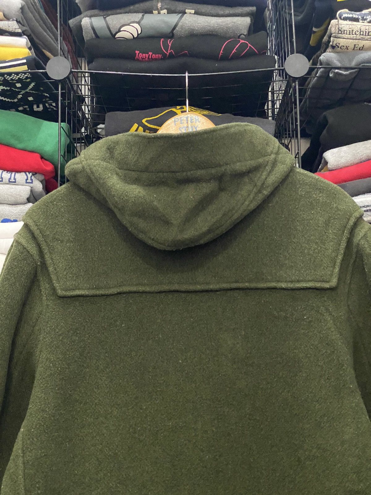 Gloverall GLOVERALL PEACOAT GREEN MEN’S JACKET Size US M / EU 48-50 / 2 - 5 Thumbnail