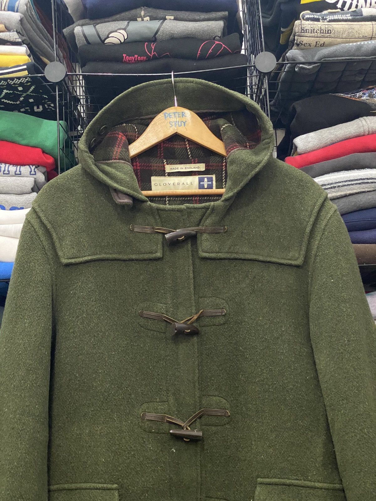 Gloverall GLOVERALL PEACOAT GREEN MEN’S JACKET Size US M / EU 48-50 / 2 - 4 Thumbnail