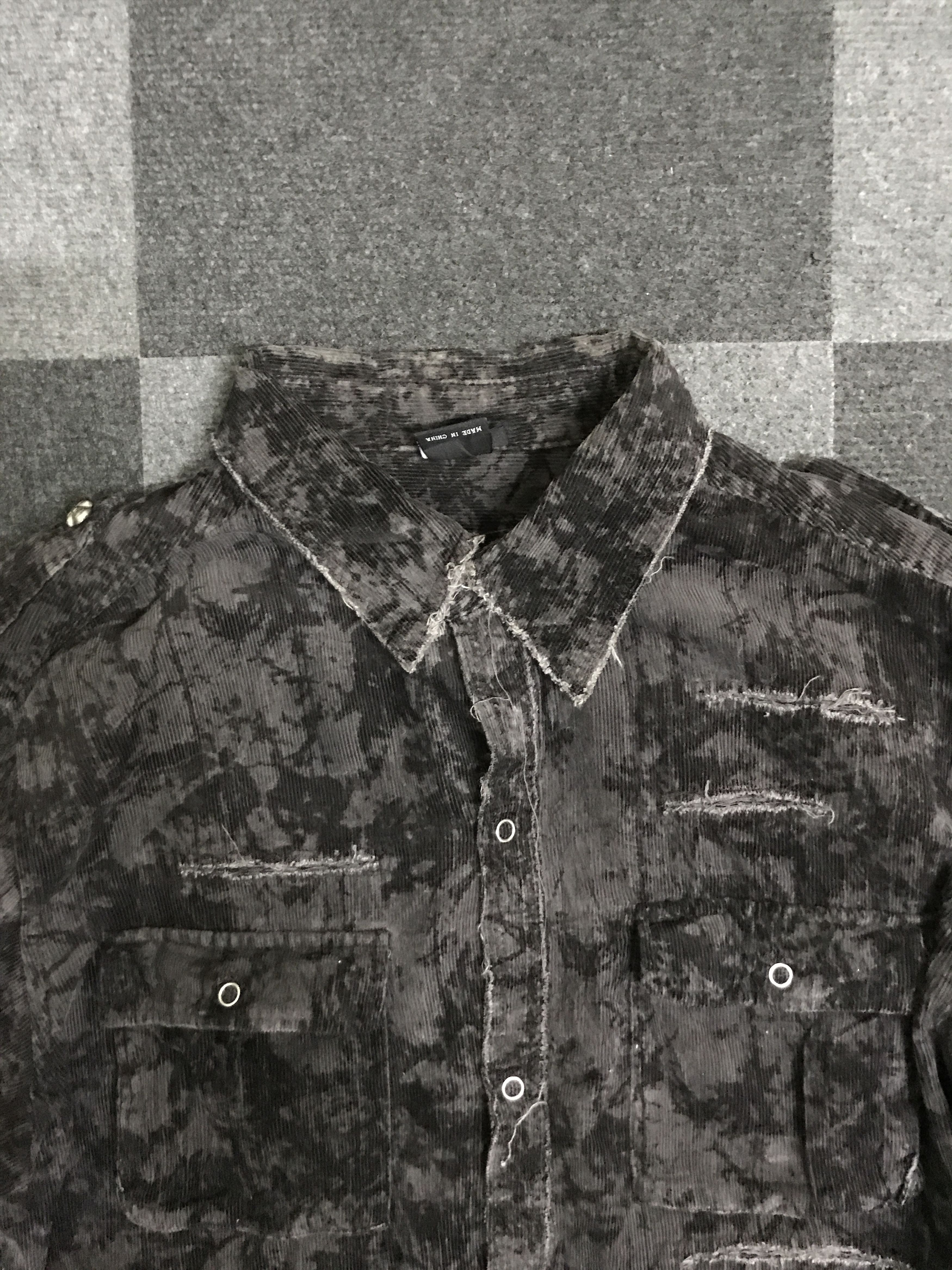 Japanese Brand × Seditionaries BUS14 BADGER Seditionaries Punk Gothic Distressed Shirt Size US XL / EU 56 / 4 - 2 Thumbnail