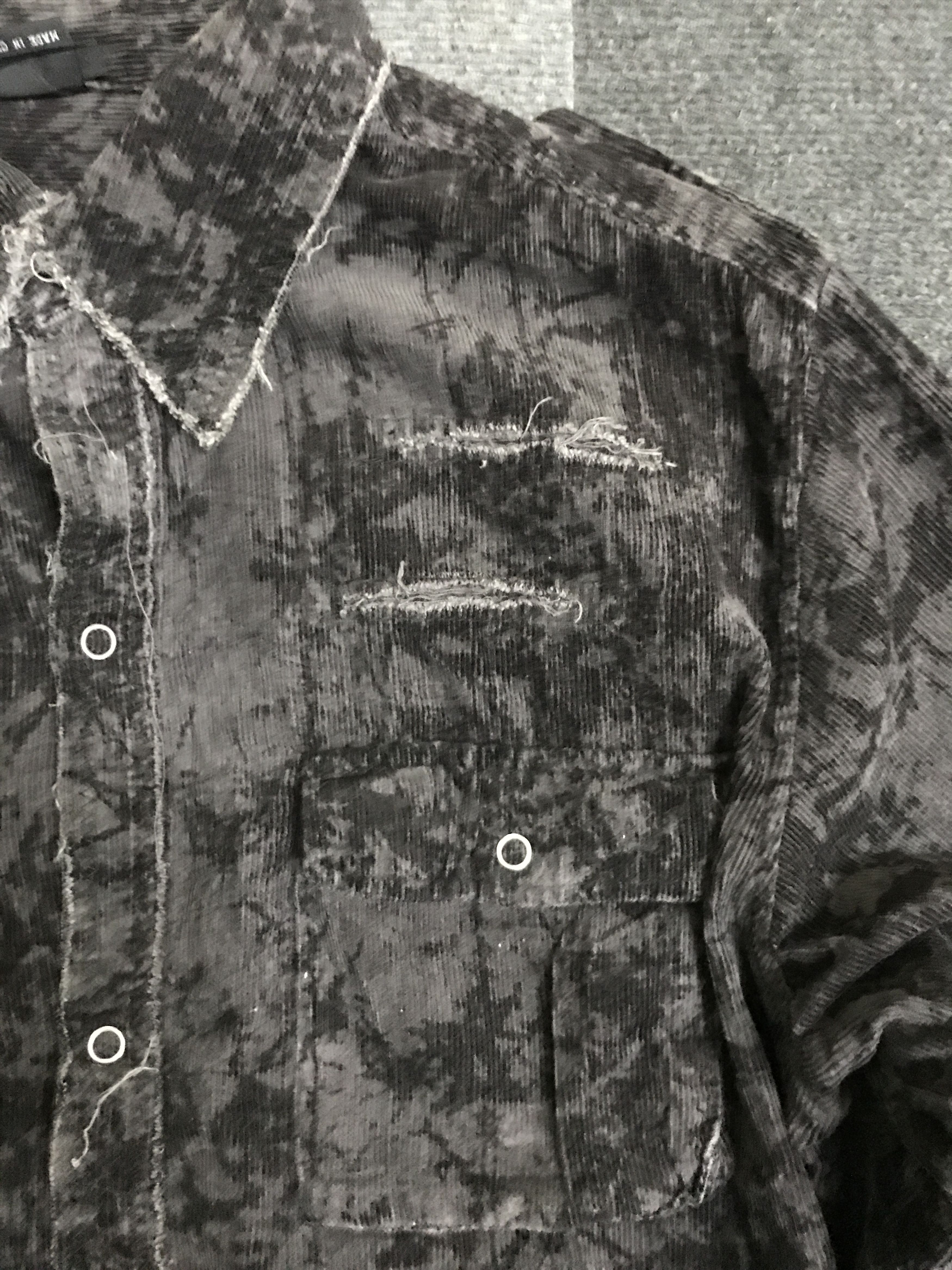 Japanese Brand × Seditionaries BUS14 BADGER Seditionaries Punk Gothic Distressed Shirt Size US XL / EU 56 / 4 - 8 Thumbnail