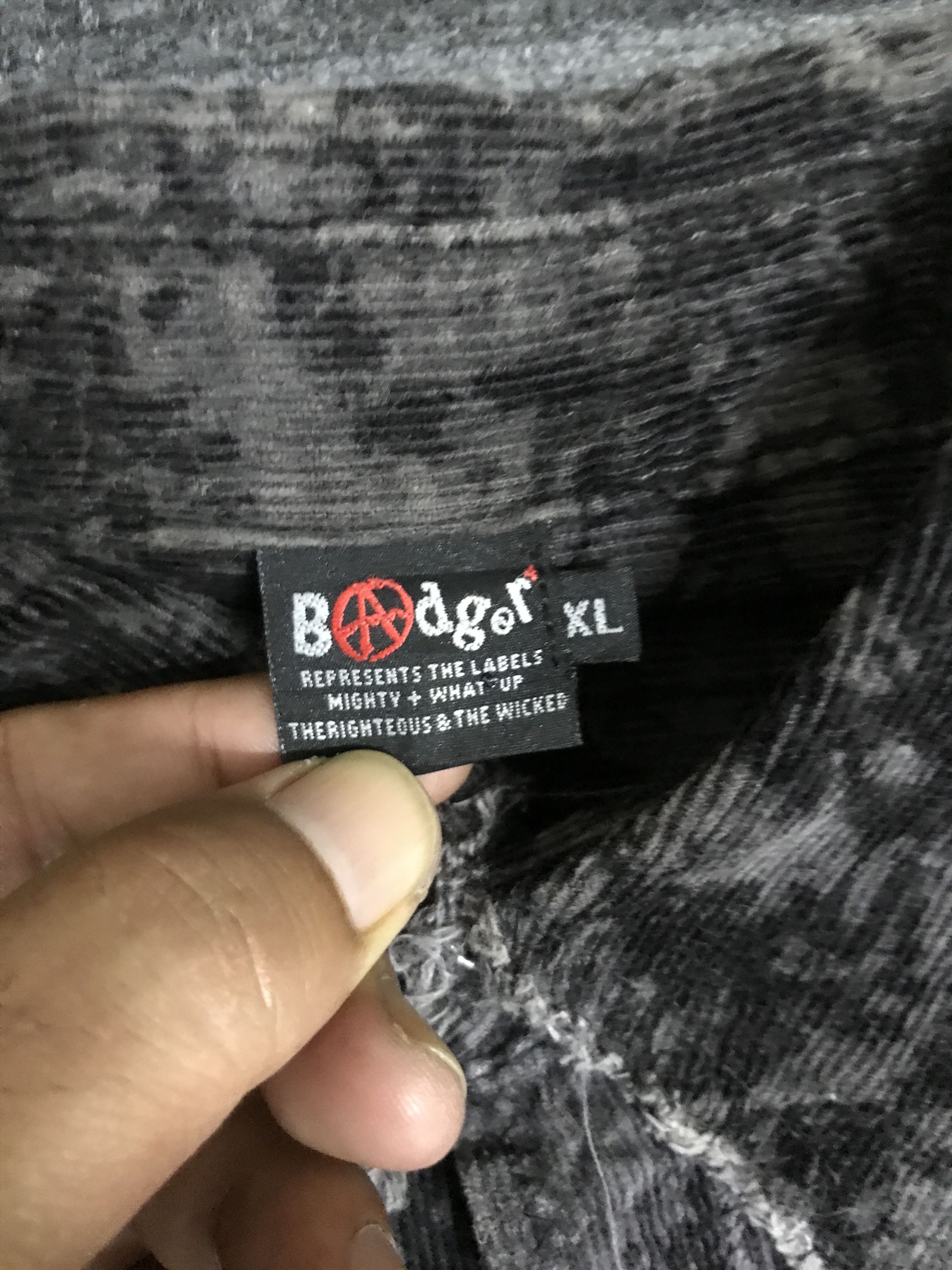 Japanese Brand × Seditionaries BUS14 BADGER Seditionaries Punk Gothic Distressed Shirt Size US XL / EU 56 / 4 - 11 Thumbnail