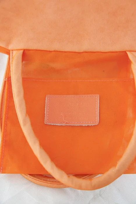 Helmut Lang SS99 orange organza bag Size ONE SIZE - 4 Thumbnail