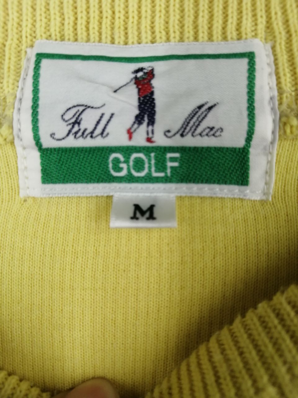 Japanese Brand × Vintage Vintage Full Mac Golf Yellow Sweatshirts Size US M / EU 48-50 / 2 - 4 Thumbnail