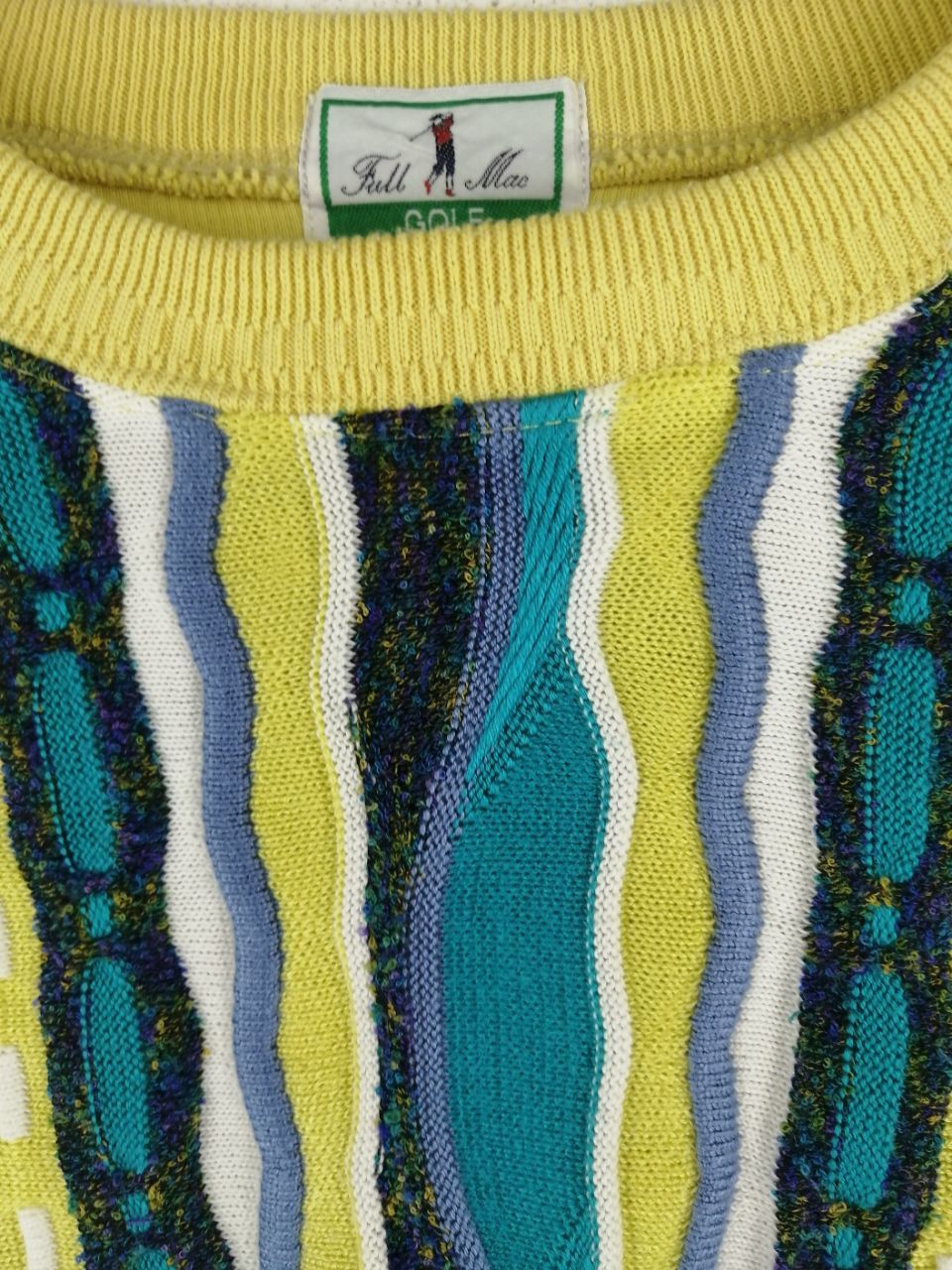 Japanese Brand × Vintage Vintage Full Mac Golf Yellow Sweatshirts Size US M / EU 48-50 / 2 - 5 Thumbnail
