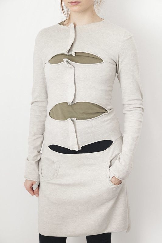 Helmut Lang AW03 cut-out bondage dress xx Size S / US 4 / IT 40 - 6 Thumbnail