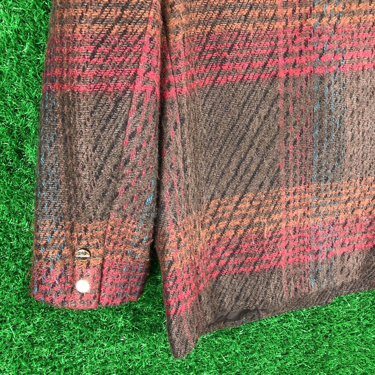 Japanese Brand Vintage 80's Wool Women Coat Blazer Jacket by Missan Size M / US 6-8 / IT 42-44 - 6 Thumbnail