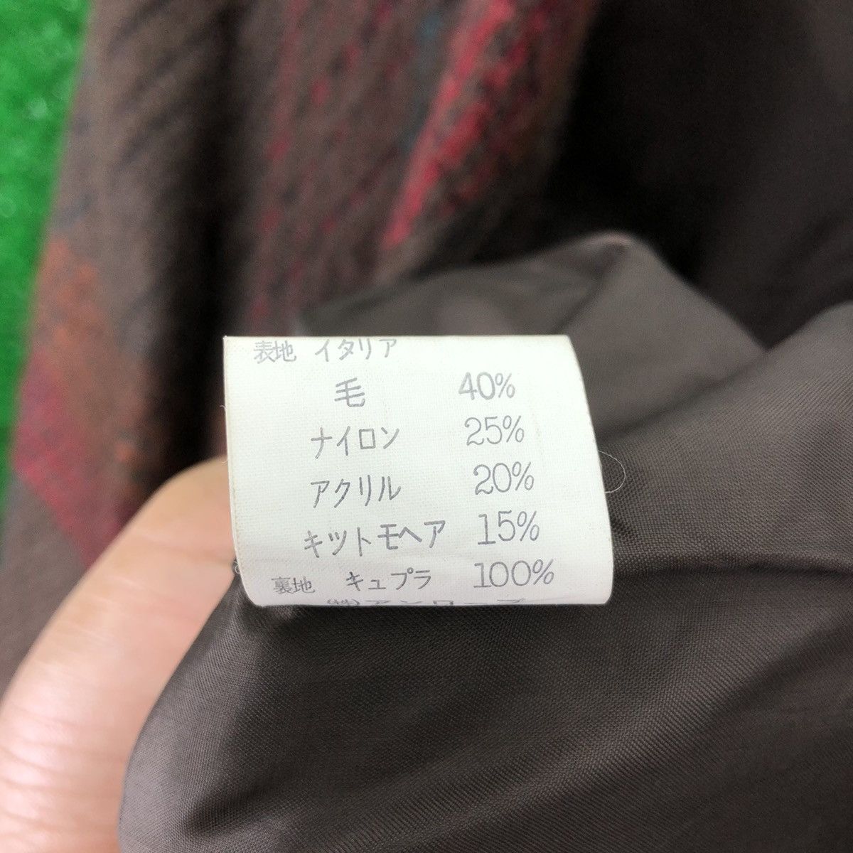 Japanese Brand Vintage 80's Wool Women Coat Blazer Jacket by Missan Size M / US 6-8 / IT 42-44 - 15 Thumbnail