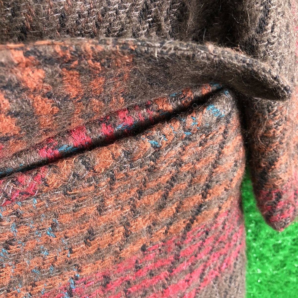 Japanese Brand Vintage 80's Wool Women Coat Blazer Jacket by Missan Size M / US 6-8 / IT 42-44 - 10 Thumbnail