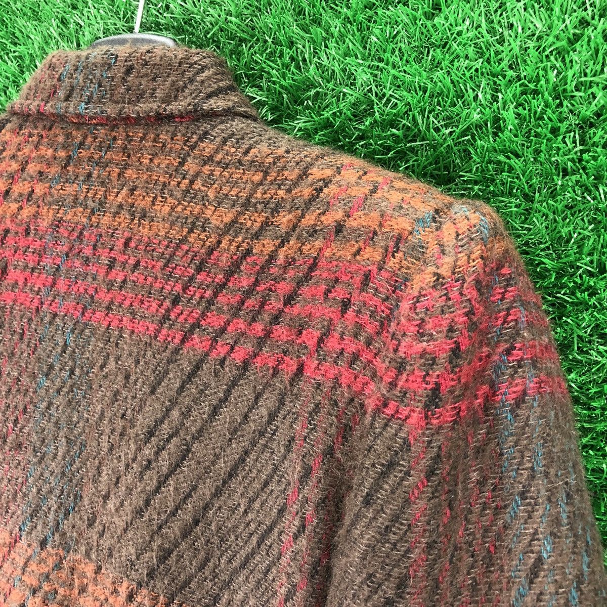 Japanese Brand Vintage 80's Wool Women Coat Blazer Jacket by Missan Size M / US 6-8 / IT 42-44 - 5 Thumbnail