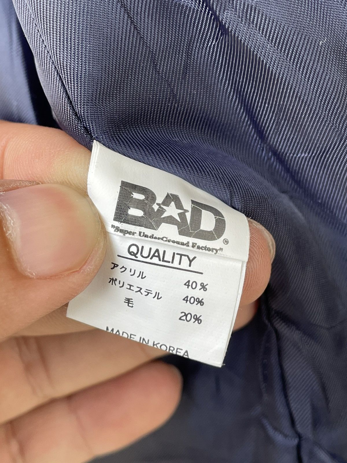 Japanese Brand × Vintage STEVIE BAD UNDERGROUND FACTORY FLANNEL JACKET Size US M / EU 48-50 / 2 - 7 Thumbnail
