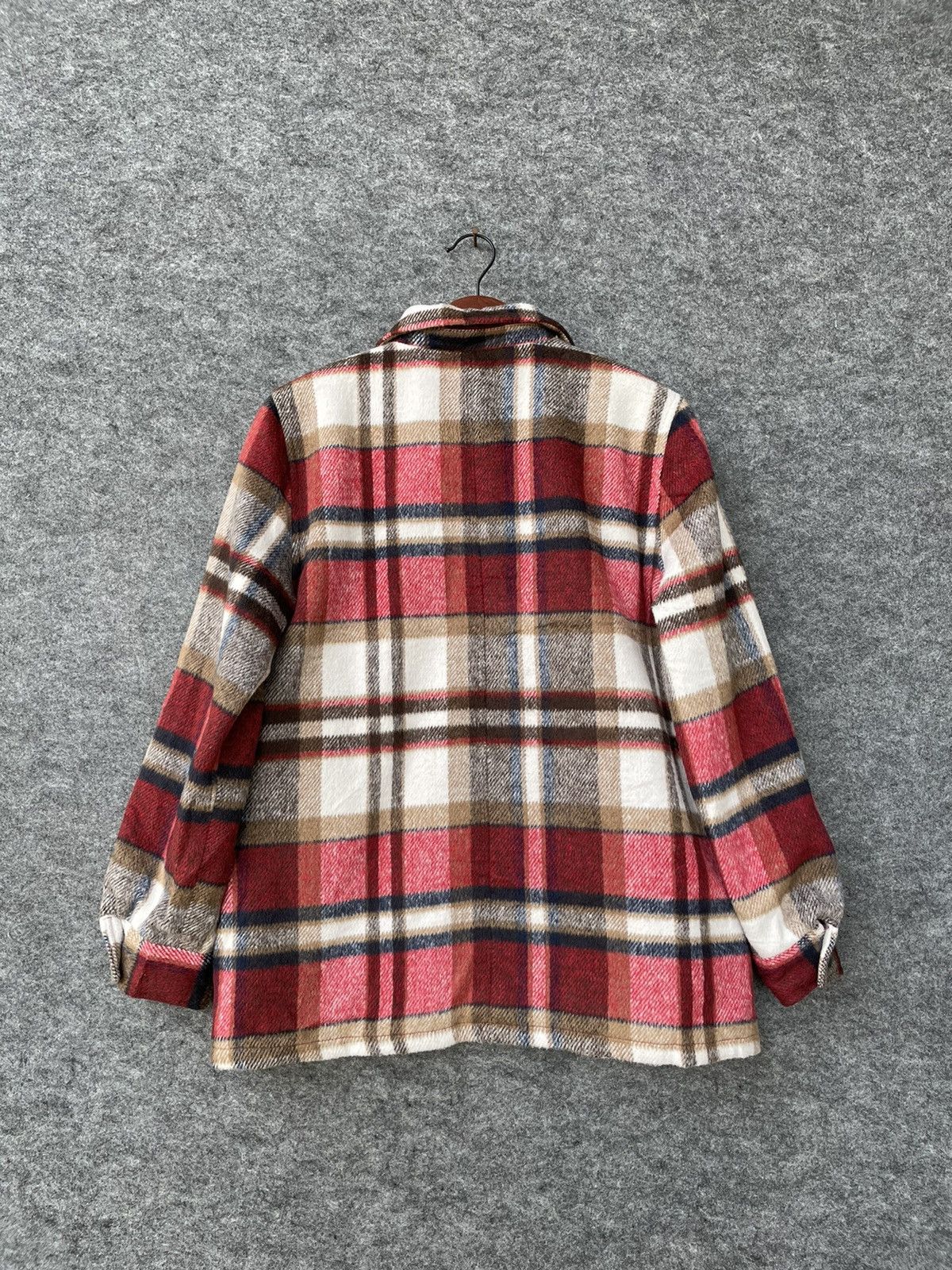 Japanese Brand × Vintage STEVIE BAD UNDERGROUND FACTORY FLANNEL JACKET Size US M / EU 48-50 / 2 - 3 Thumbnail
