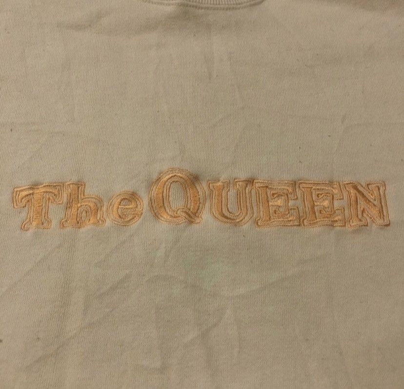 Japanese Brand Vintage 90s the queen sweatshirt spellout pullover Size US M / EU 48-50 / 2 - 2 Thumbnail
