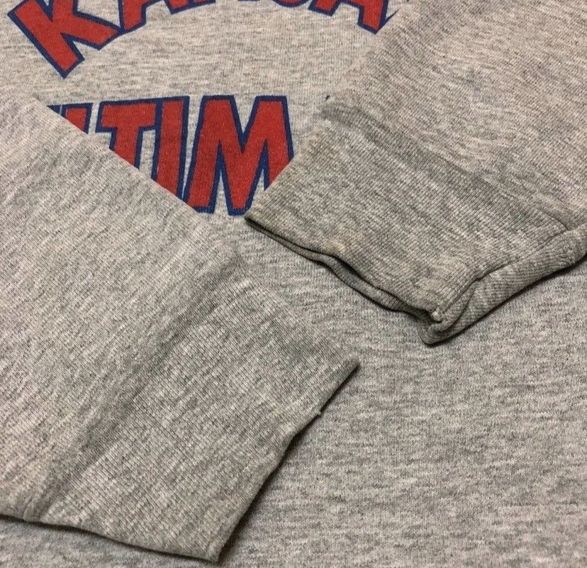 Fruit Of The Loom Vintage 90s kansas ultimate sweatshirt pullover spellout Size US XL / EU 56 / 4 - 4 Thumbnail