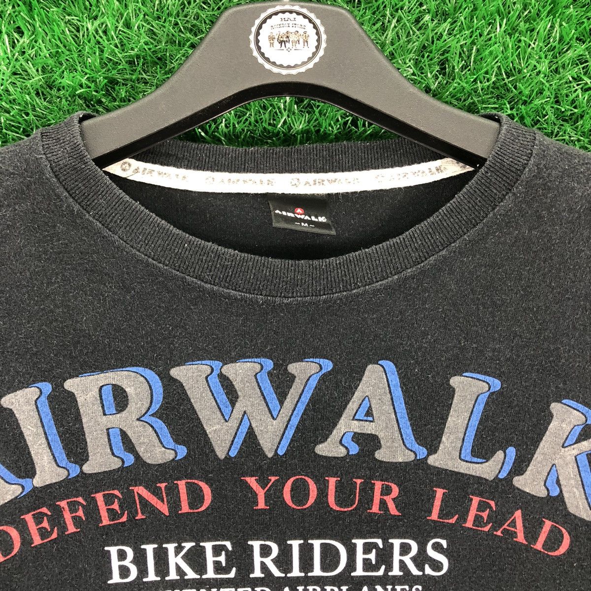 Airwalk Vintage Airwalk Defend Your Lead Big Logo Long Sleeve Tee Size M / US 6-8 / IT 42-44 - 7 Thumbnail