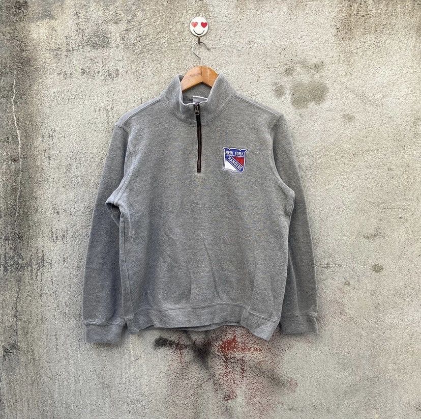 NHL Vintage new york ranger NHL sweatshirt half zipper Size US M / EU 48-50 / 2 - 1 Thumbnail