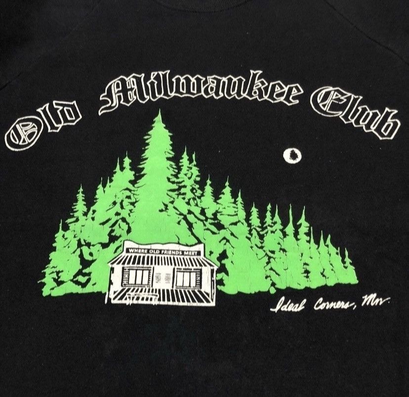 Fruit Of The Loom Vintage 90s milwaukee club sweatshirt pullover Size US S / EU 44-46 / 1 - 2 Thumbnail