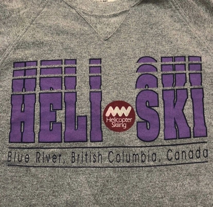 Vintage Vintage 80s british columbia heli ski sweatshirt Size US L / EU 52-54 / 3 - 2 Thumbnail