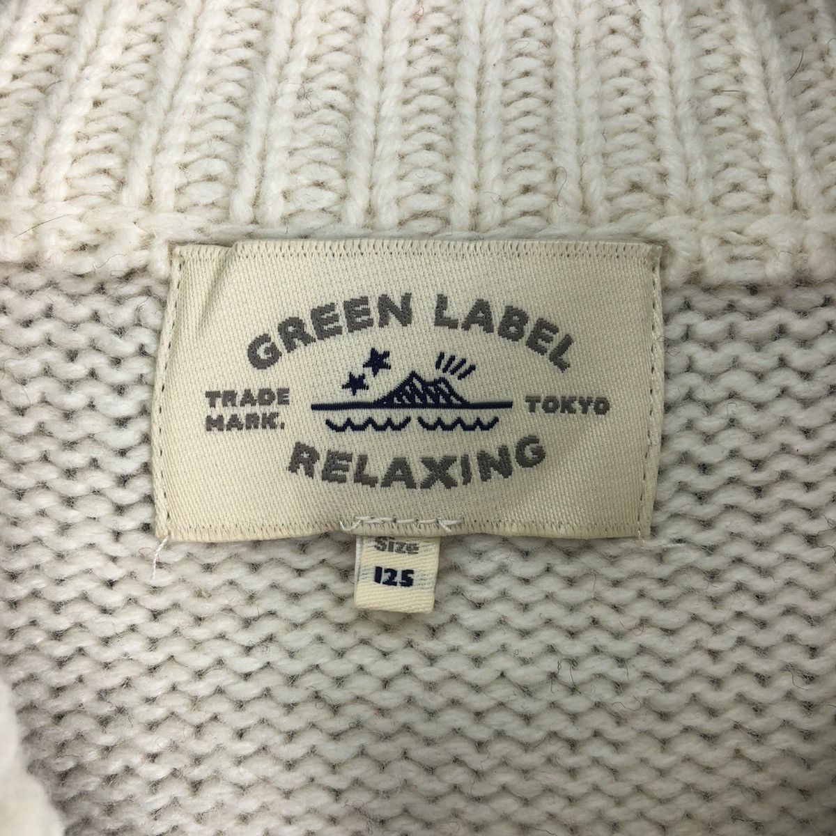 Aran Isles Knitwear Green Label Knit Cowichan Shawl Collar for Kid Size US XXS / EU 40 - 8 Thumbnail