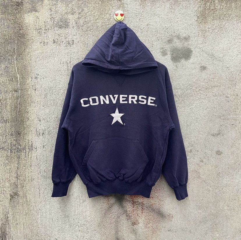 Converse Vintage 90s converse all star hoodie big logo Size US L / EU 52-54 / 3 - 1 Thumbnail