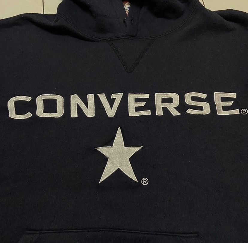 Converse Vintage 90s converse all star hoodie big logo Size US L / EU 52-54 / 3 - 2 Thumbnail