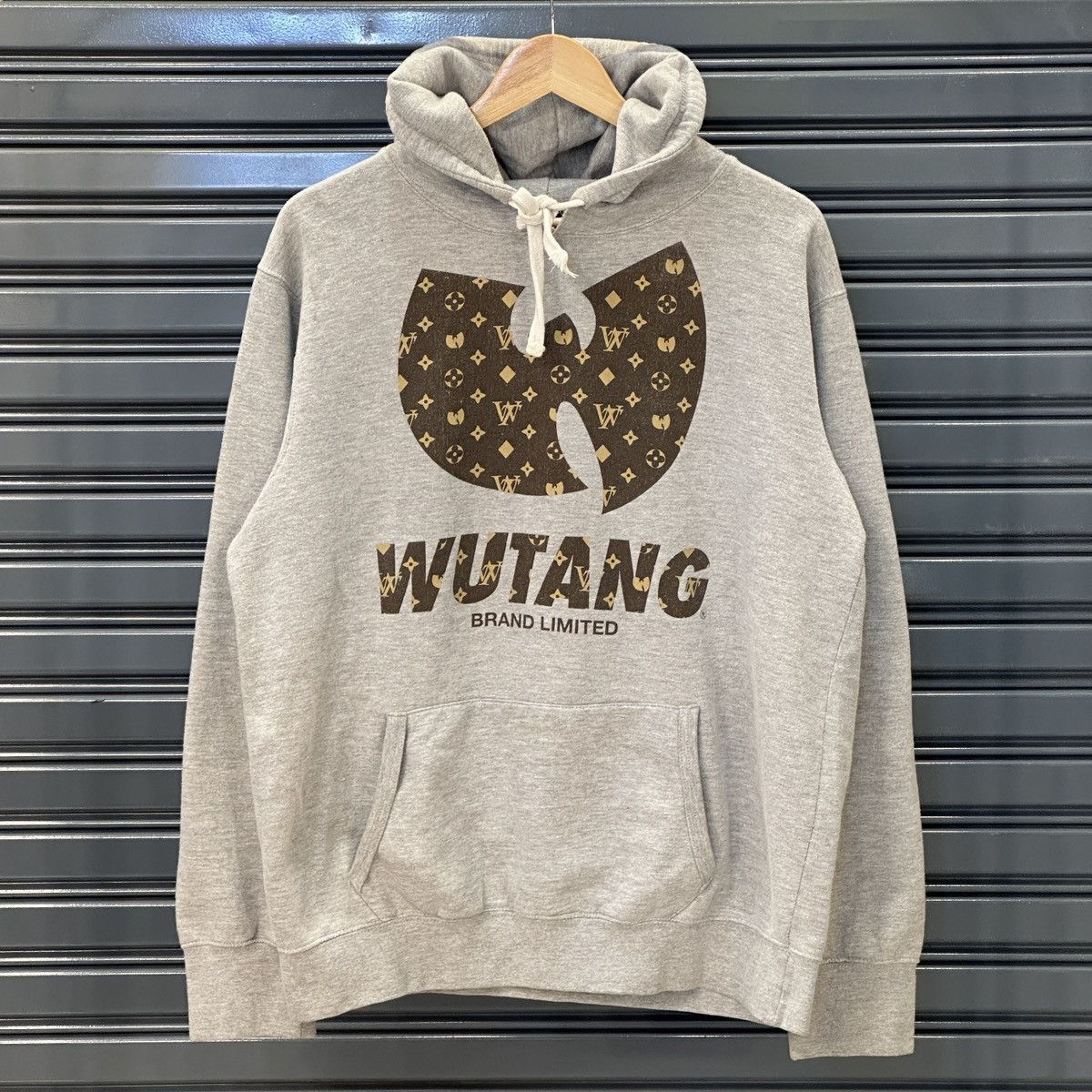 Wu-Tang X Louis Vuitton Logo Pattern Zip Hoodie