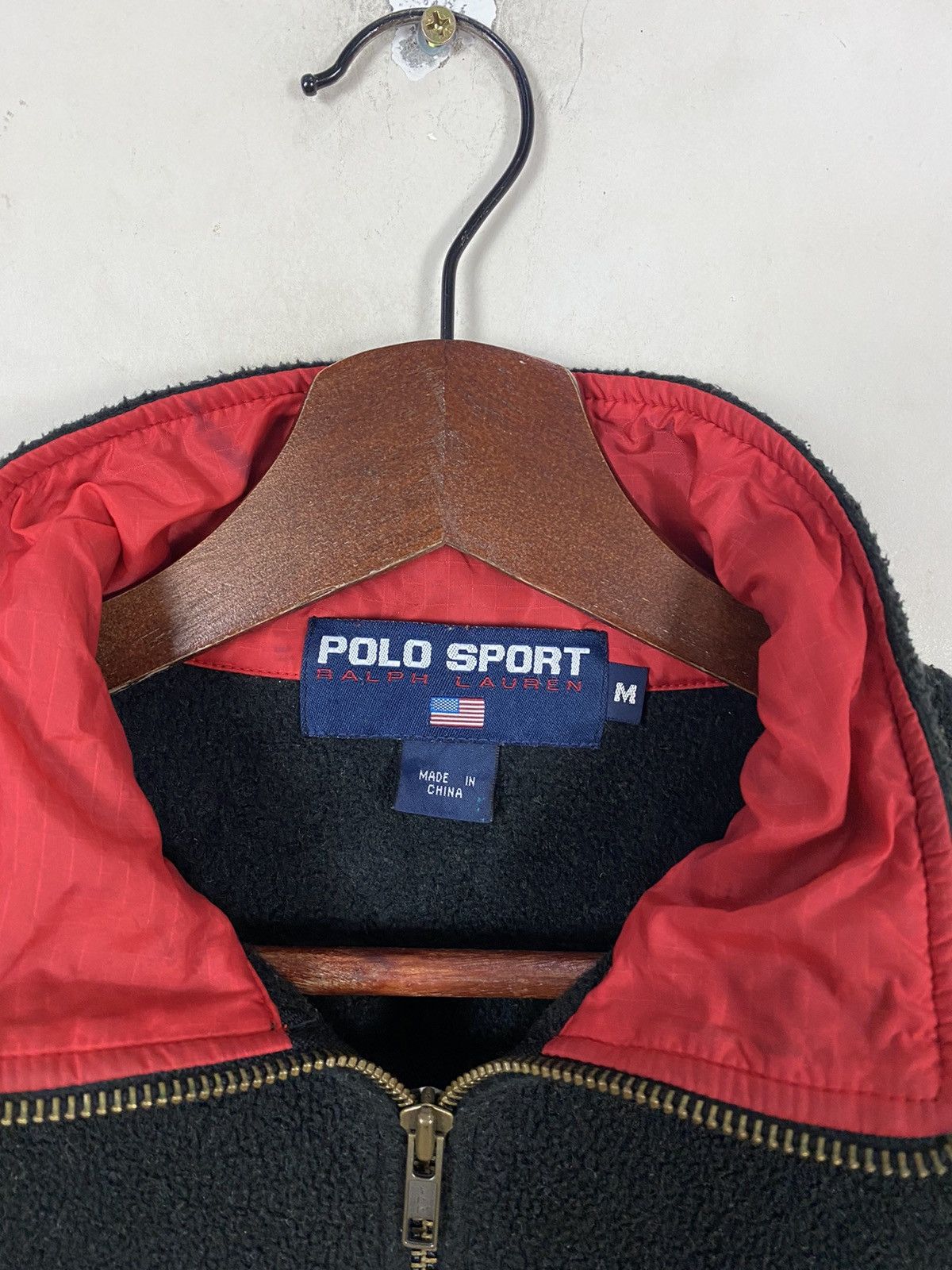 Polo Ralph Lauren × Ralph Lauren Sport × Vintage 🔥SALE🔥POLO SPORTSMAN FLEECE PULLOVER Size US M / EU 48-50 / 2 - 7 Thumbnail