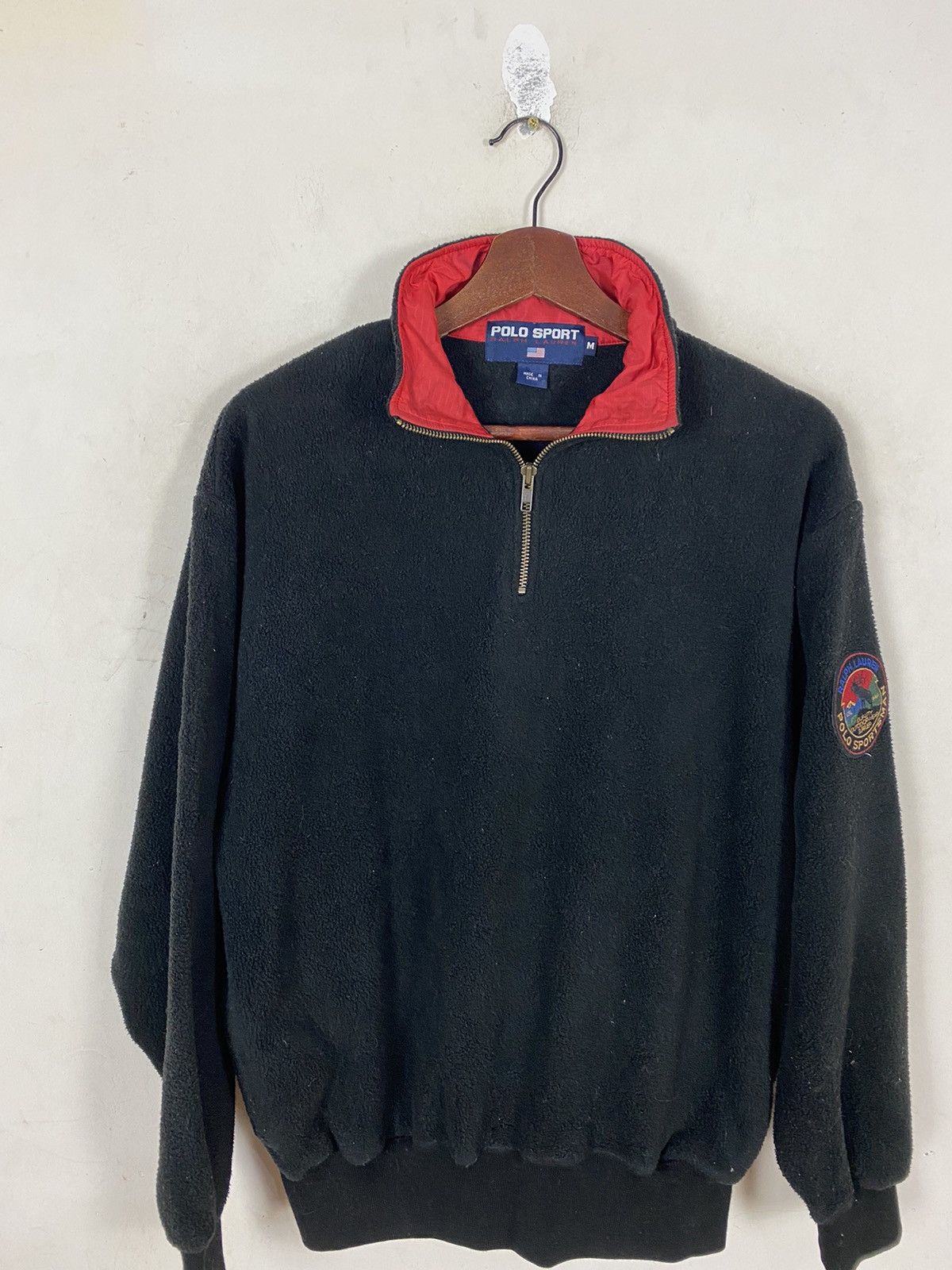 Polo Ralph Lauren × Ralph Lauren Sport × Vintage 🔥SALE🔥POLO SPORTSMAN FLEECE PULLOVER Size US M / EU 48-50 / 2 - 3 Thumbnail