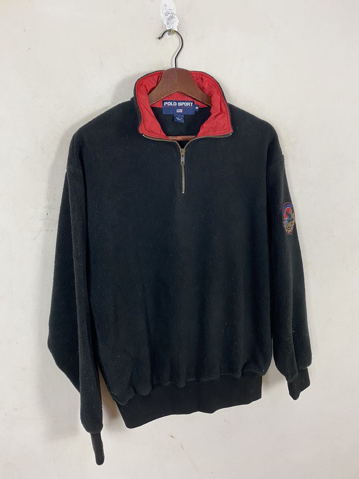 Polo Ralph Lauren × Ralph Lauren Sport × Vintage 🔥SALE🔥POLO SPORTSMAN FLEECE PULLOVER Size US M / EU 48-50 / 2 - 2 Thumbnail