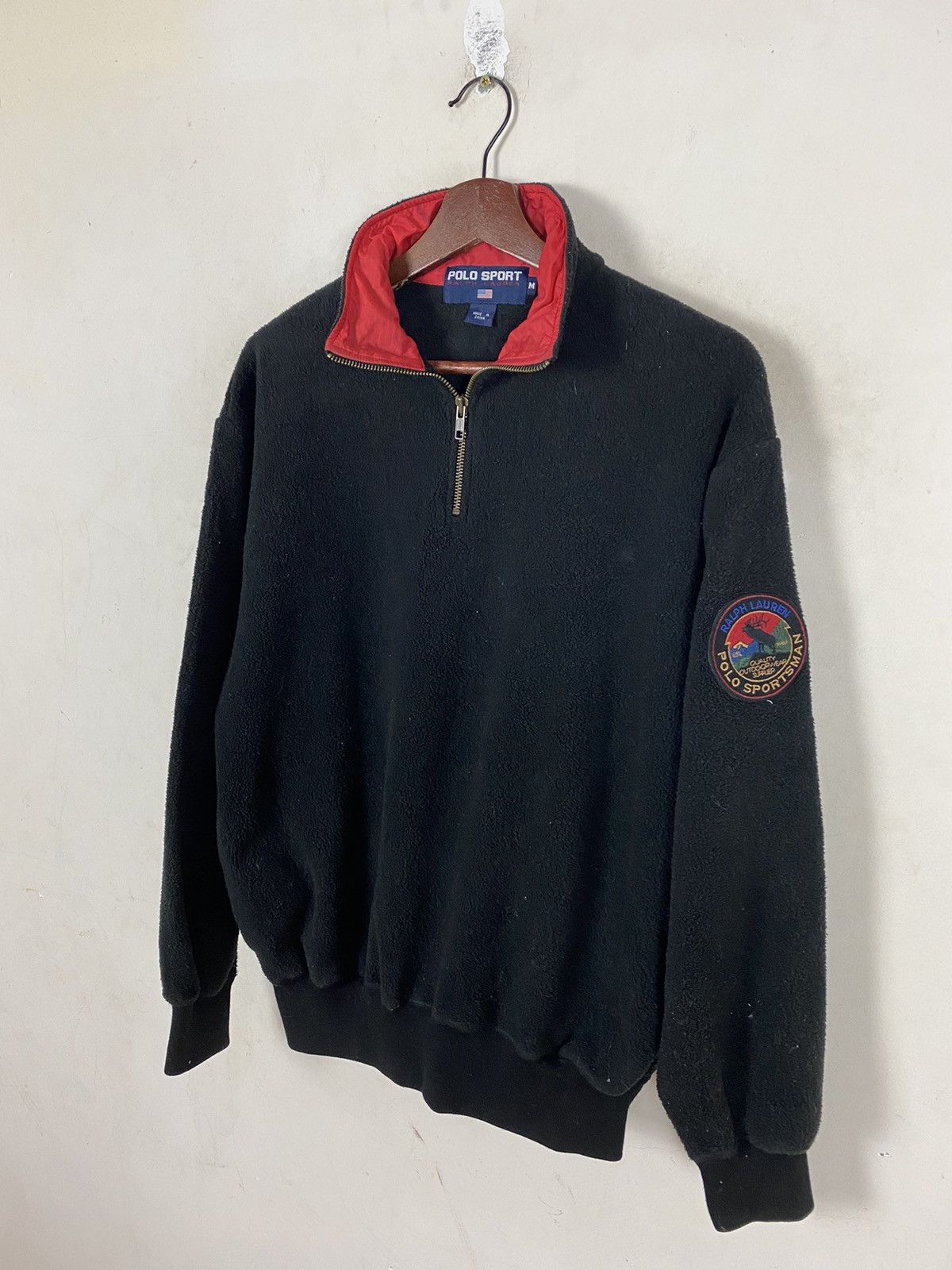 Polo Ralph Lauren × Ralph Lauren Sport × Vintage 🔥SALE🔥POLO SPORTSMAN FLEECE PULLOVER Size US M / EU 48-50 / 2 - 4 Thumbnail