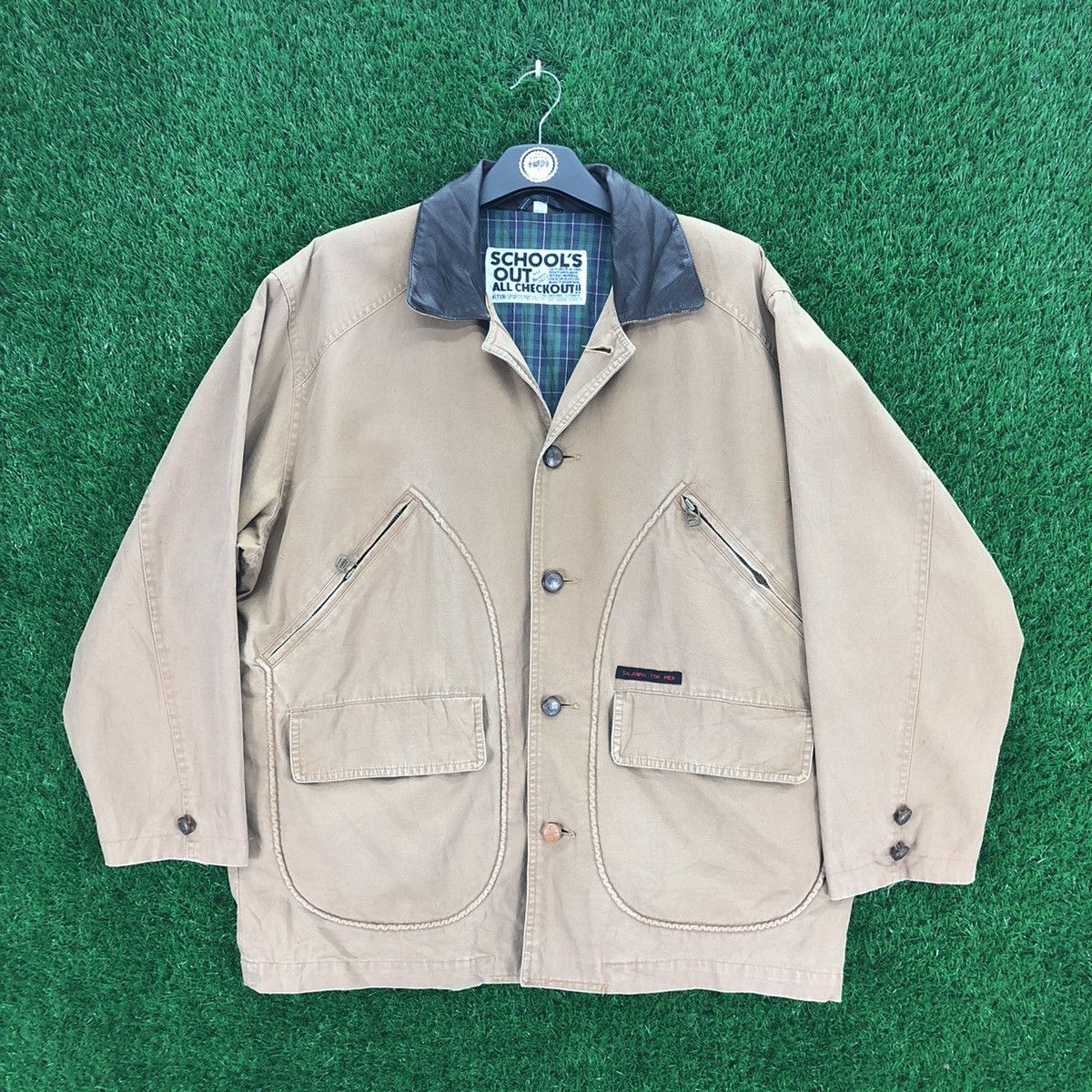 Japanese Brand Vintage 80's Hunting Jacket Duck Canvas Fabric Size US XXL / EU 58 / 5 - 1 Thumbnail