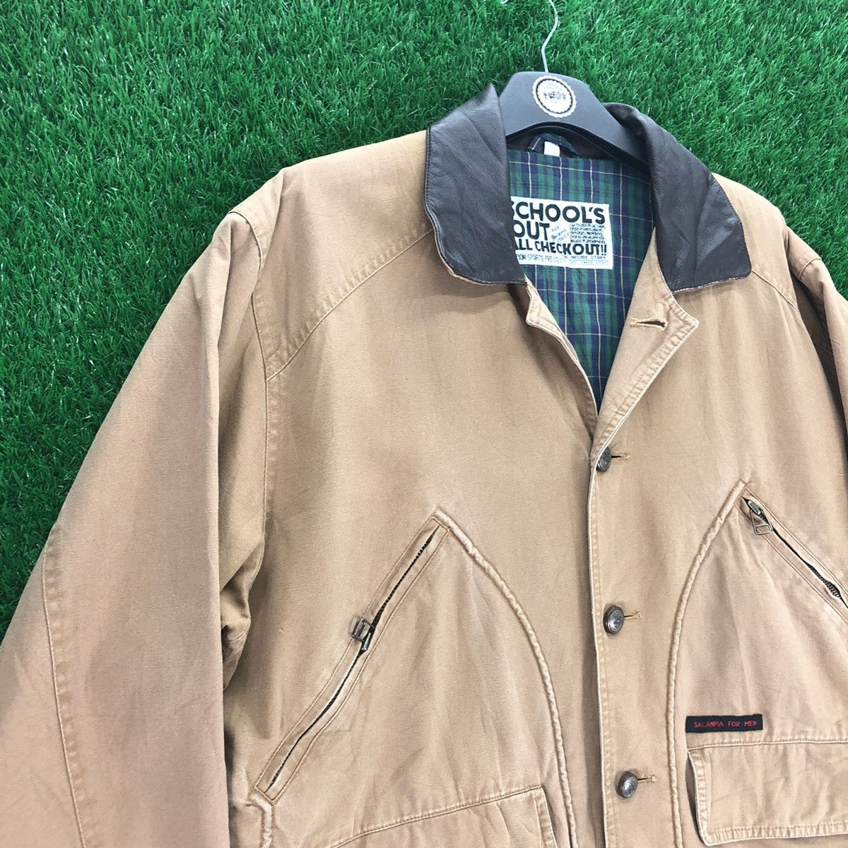 Japanese Brand Vintage 80's Hunting Jacket Duck Canvas Fabric Size US XXL / EU 58 / 5 - 2 Thumbnail
