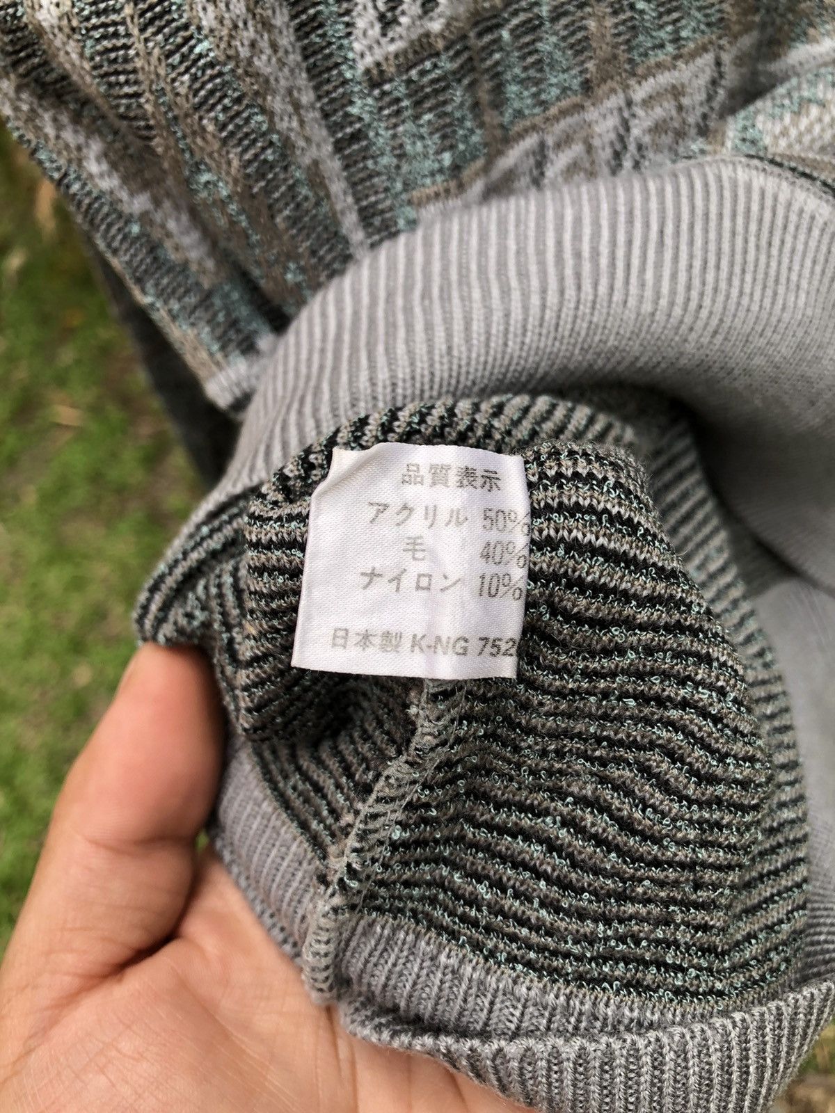 Aran Isles Knitwear Vintage 80's Knit Polo Shirt Coloured Single Pocket Size US M / EU 48-50 / 2 - 12 Thumbnail