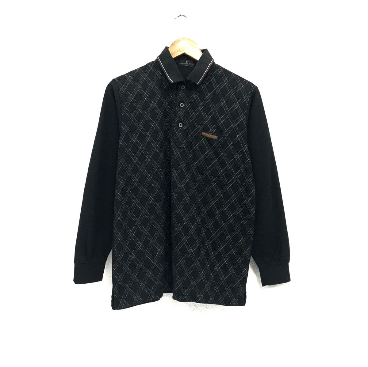 Valentino Vintage Claudio Valentino Polos Long Sleeve Size US M / EU 48-50 / 2 - 1 Thumbnail