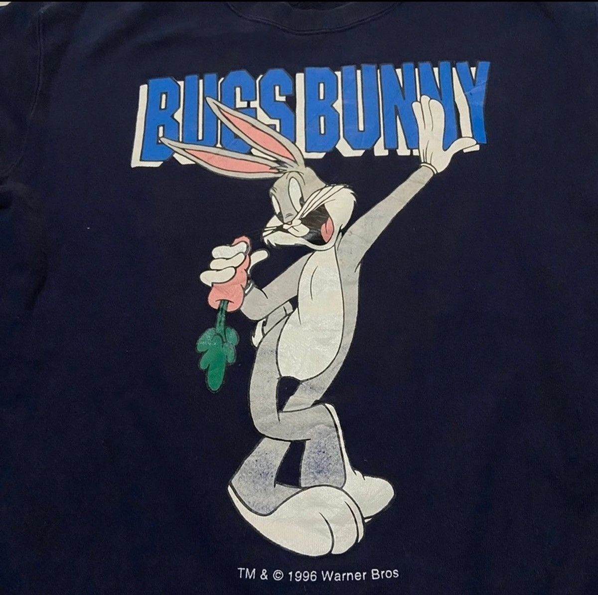 Cartoon Network Vintage 90s Bugs Bunny Warner Bros Sweatshirt Size US S / EU 44-46 / 1 - 2 Thumbnail