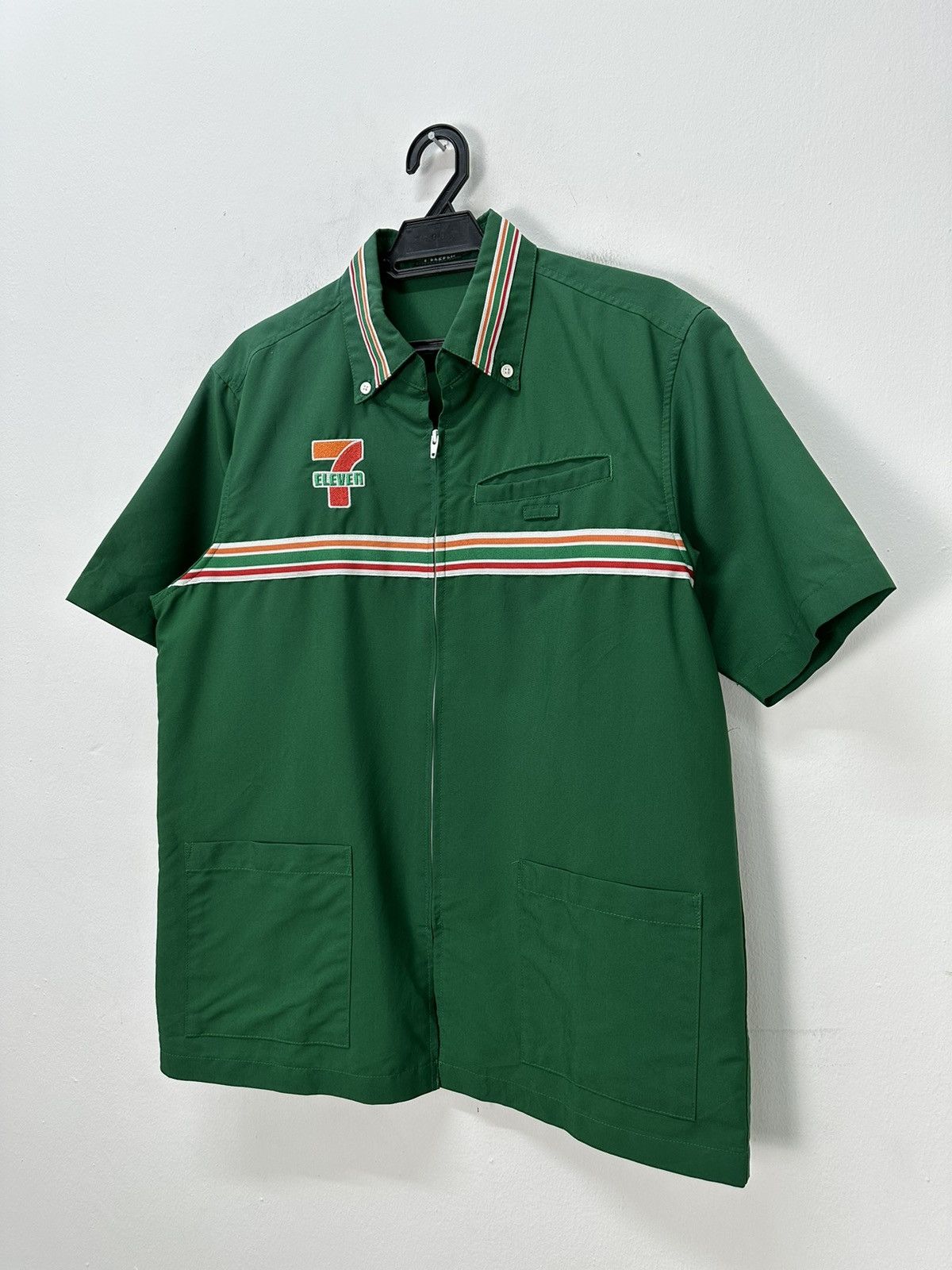 Vintage 7-Eleven Zip Up Convenient Store Shirt Size US M / EU 48-50 / 2 - 3 Thumbnail