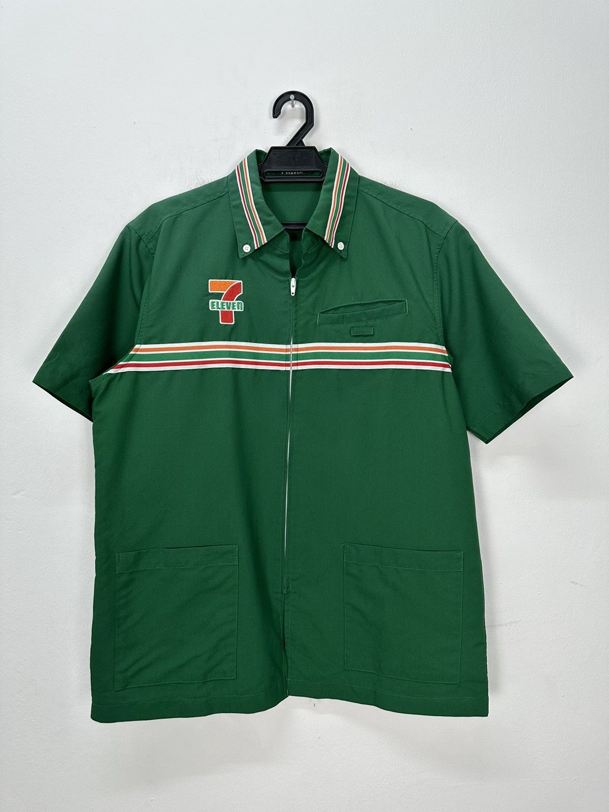 7-Eleven Zip Up Convenient Store Shirt