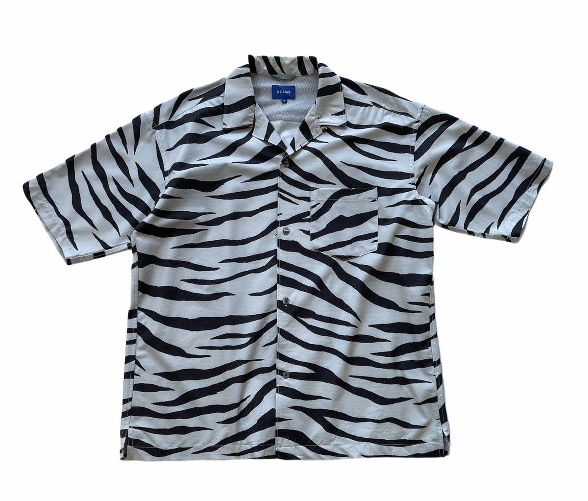Beams Plus BEAMS TIGER STRIPE CAMP COLLAR Size US S / EU 44-46 / 1 - 8 Thumbnail
