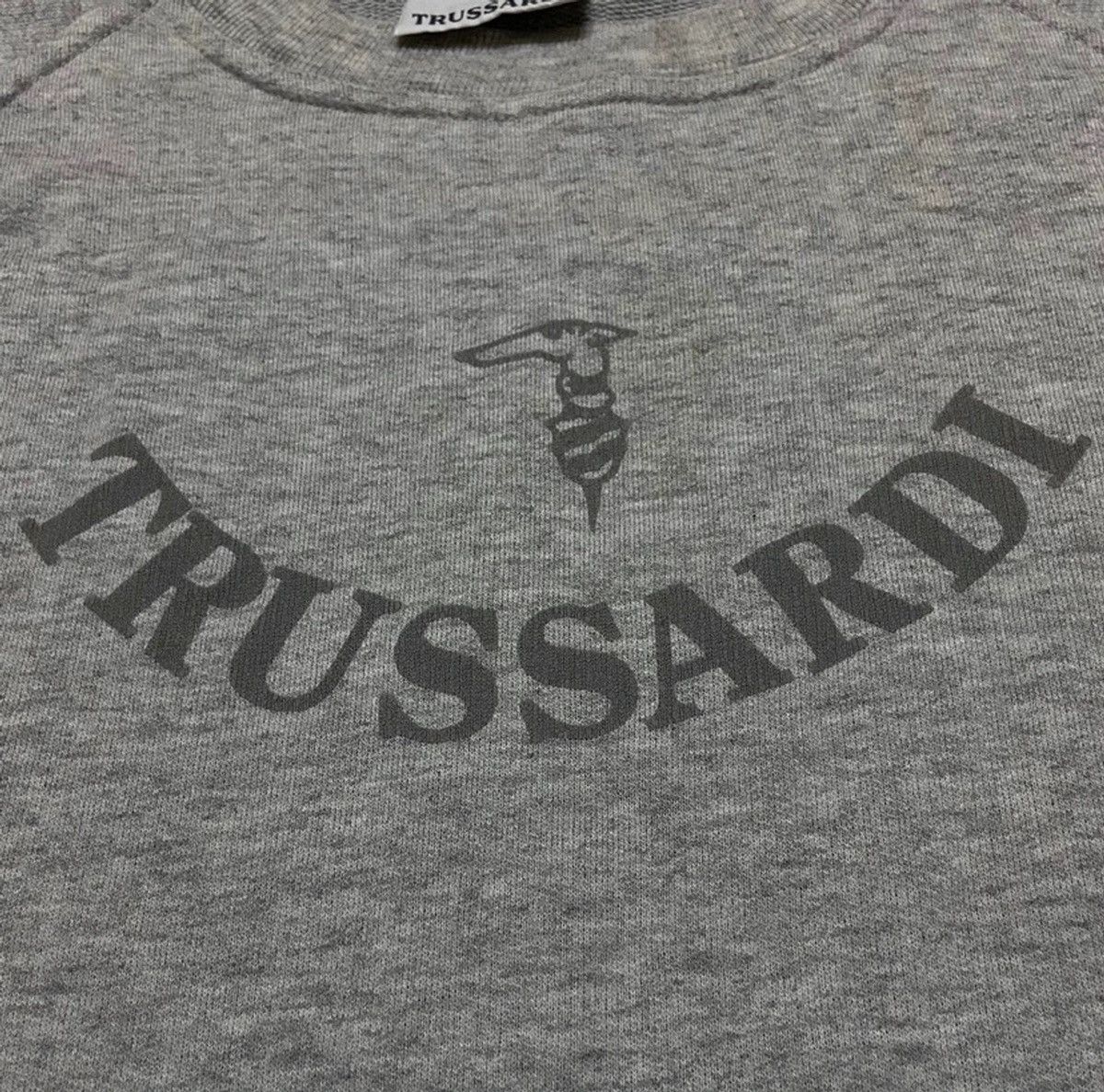 Trussardi Vintage 90s Trussardi Sweatshirt Size US M / EU 48-50 / 2 - 2 Thumbnail
